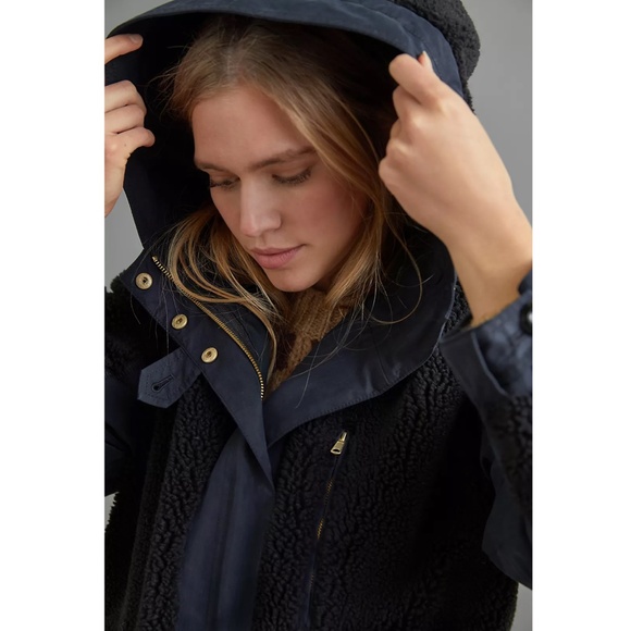 Anthropologie Riley Sherpa Pocket Jacket - Picture 3 of 4